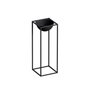 Aberto Design Maceta Decorativa GED-021 Negra de Metal